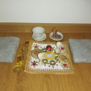 Orientalische Nomadenszene mit Elefant - Einzelstück